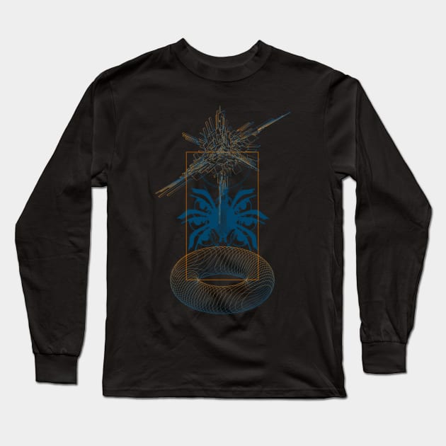 Floating Structure Long Sleeve T-Shirt by RAdesigns